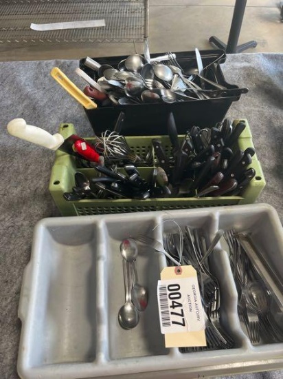SILVERWARE AND TRAYS