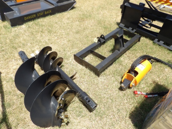 SKID STEER POST HOLE DIGGER