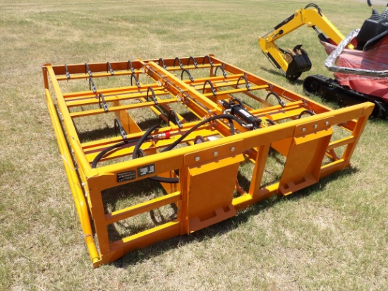 SKID STEER HAY ACCUMULATOR GRAPPLE