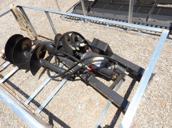 SKID STEER POST HOLE DIGGER