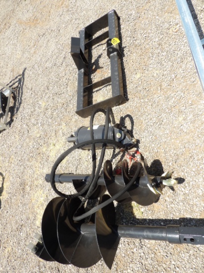 SKID STEER POST HOLE DIGGER