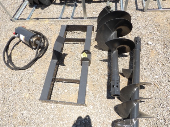 SKID STEER POST HOLE DIGGER