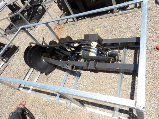 SKID STEER POST HOLE DIGGER