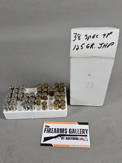 Brass & Steel Case 38spc JHP Ammo