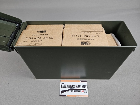 IMI 5.56 M193 Ammo w/Metal Ammo Can
