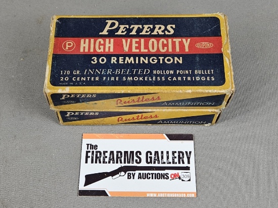 38rds Peters .30REM 170gr HP Bullets