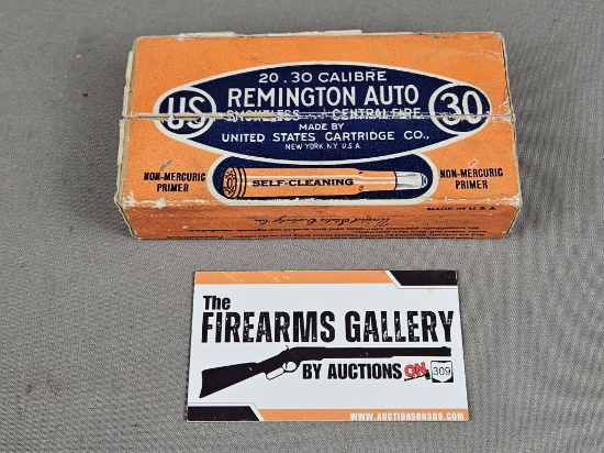 Vintage US Remington .30cal FMJ Ammo