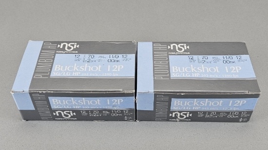 2 - 10rd NSI 12GA 00BK Ammunition