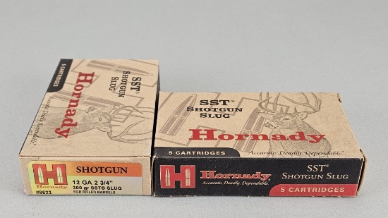 2 - 5rd Hornady SST 12GA 300gr Shotgun Slugs