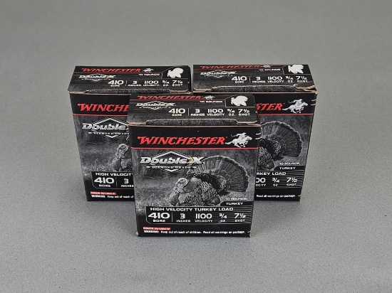 3-10rd Boxes Winchester Double X .410 Bore Ammo