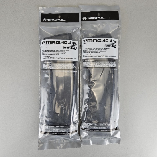 2 - Magpul PMAG40 Gen M3 Rifle Magazines