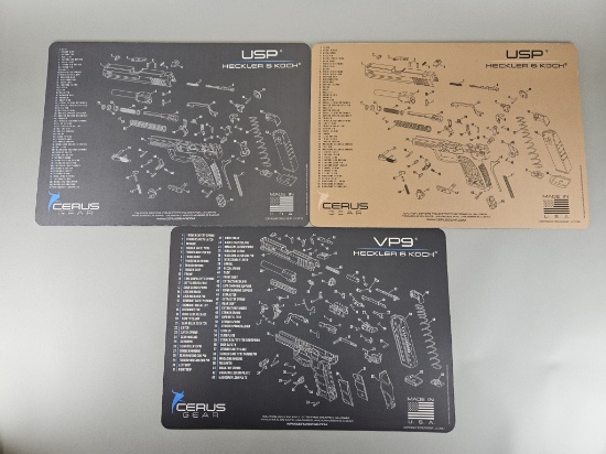 8 Foam Cerus Gear Gun Cleaning Mats