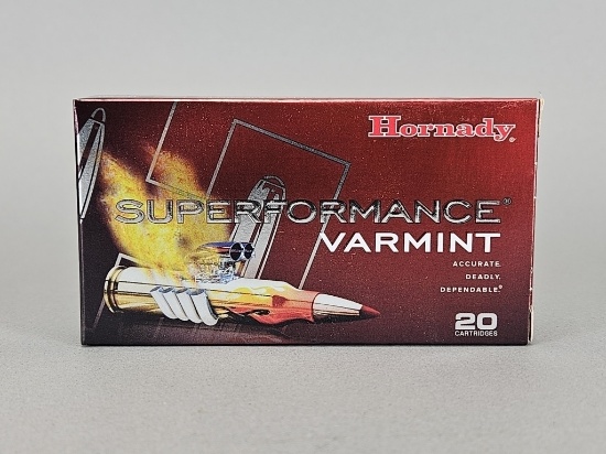 20rd Hornady Superformance Varmint 204 Ruger