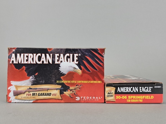 2-20rd Federal American Eagle 30-06 Springfield