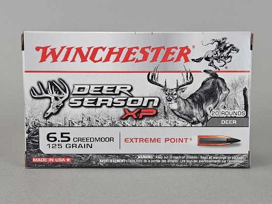 20rd Winchester Deer Season XP 6.5 Creedmoor Ammo