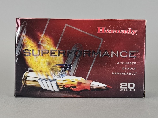 20rd Hornady Superformance 338 Win Mag Ammo