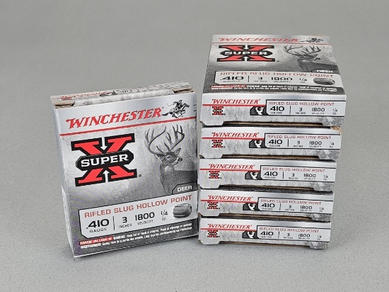 6-5rd Boxes Winchester Super-X .410GA HP Ammo