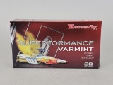 20rd Hornady Superformance Varmint 222 Rem Ammo