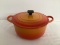 Vintage Le Creuset Enameled Cast Iron Round 