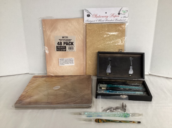 Calligraphy Pens with Stationery Paper