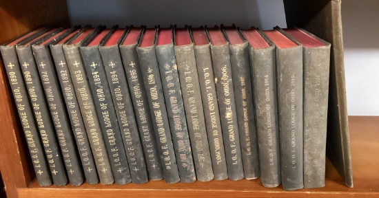 Antique Order of Odd Fellows Grand Lodge of Ohio Journals and Report Book