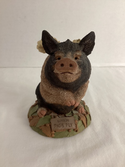 Tim Wolfe ""When Pigs Fly" Sculpture