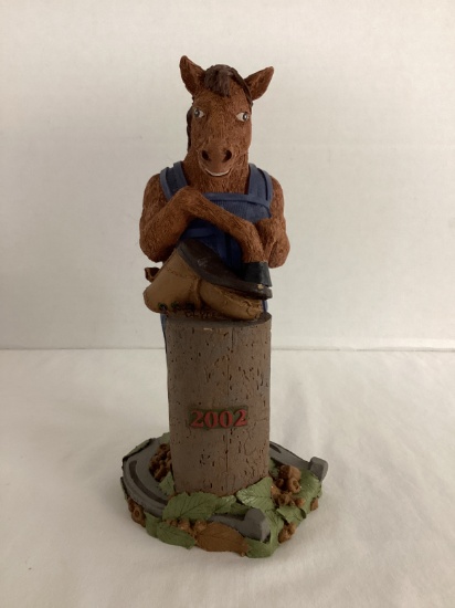 2002 "Clyde" Horse Shoes Tom Clark Sculpture