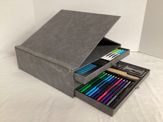 Artists Loft Three Drawer Portable Art Station with Easel