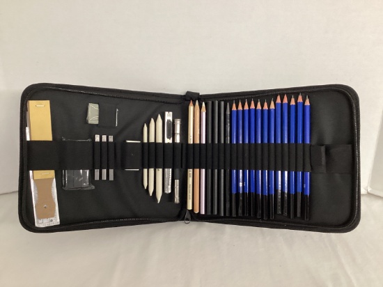 Kalour Art Carry Case and Supplies