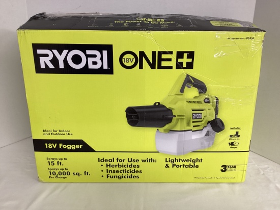 New Ryobi One+ 18V Fogger with Battery and Charger