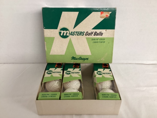 Vintage MacGregor Masters Golf Balls