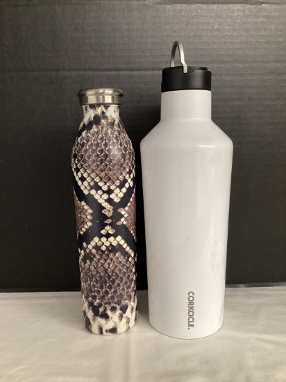 Corkcicle and Snakeskin Insulated Bottles
