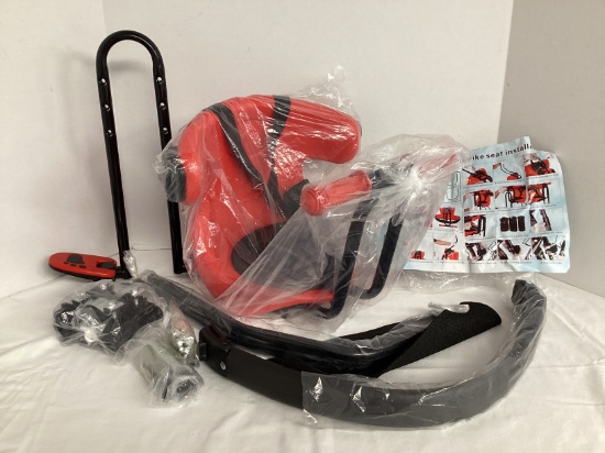 Red Mounted Child's Mountain Bike Seat/Carrier