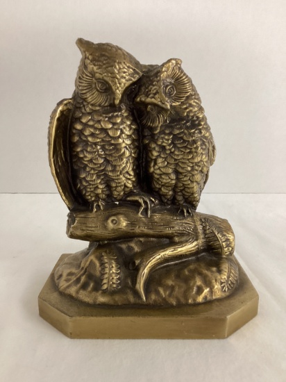 Metal Owl Bookend