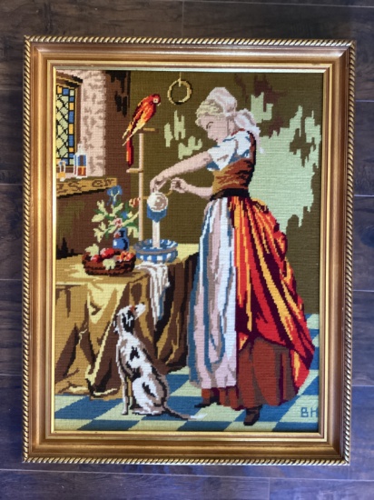 Framed Needlepoint