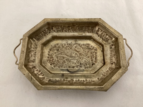 Small Metal Embossed Tray