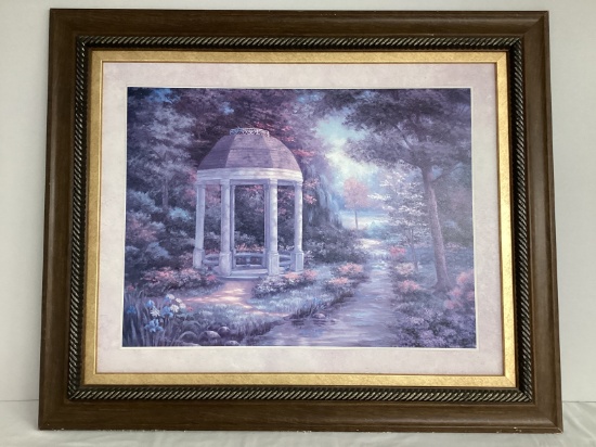 Framed Vivian Flasch Garden Print on Board