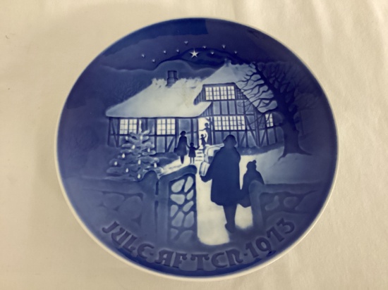 B&G Copenhagen 1973 Country Christmas Plate