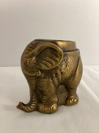 Brass Elephant Planter