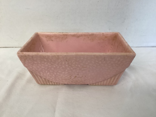 Vintage Pink Pottery Planter
