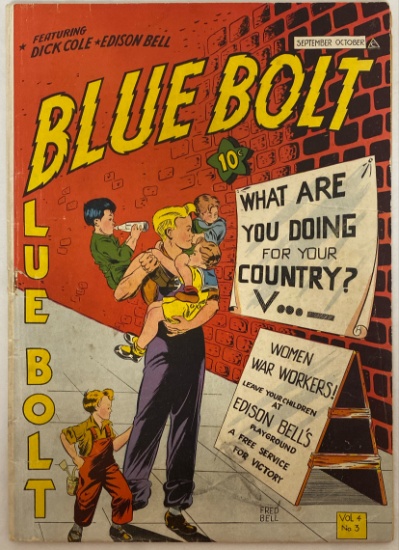 Blue Bolt Volume 4 Issue 3 Comic Book
