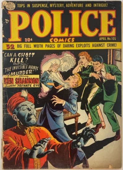 Police Comics 105 Quality Publications Comic Book