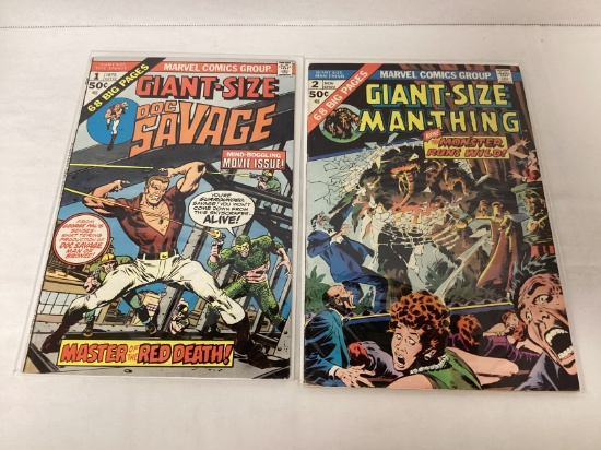 Two Giant-Size Marvel Comic Books