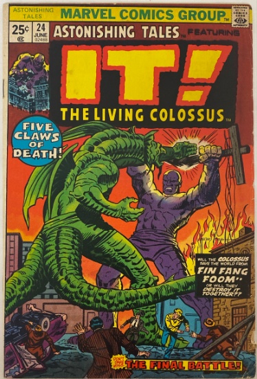 Astonishing Tales 24 Marvel Comic Book