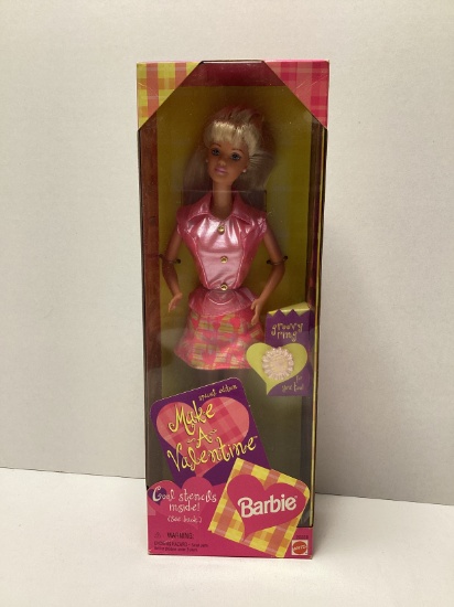 Make a Valentine Barbie Doll
