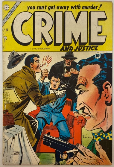 Crime and Justice 20 Charlton Comic Book