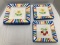 Six Garden Ridge Square Plates