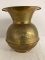 Redskin Brand Chewing Tobacco Brass Spittoon