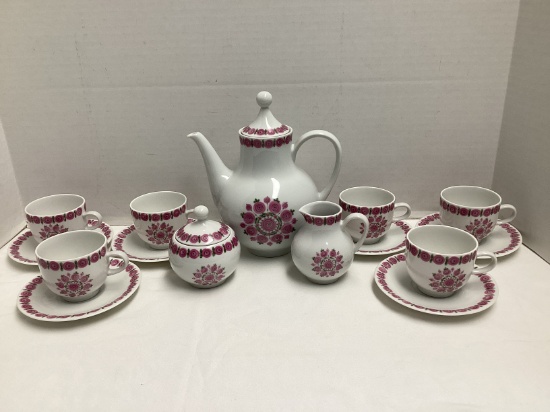 15 Piece Mitterteich Bavaria Demitasse Coffee/Tea Set