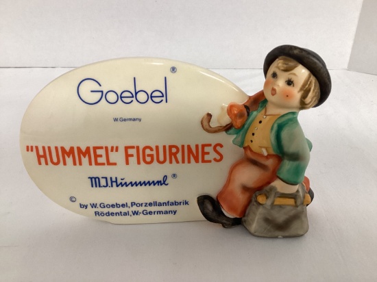 1976 Goebel W. Germany Hummel Figurines Sales Display Sign